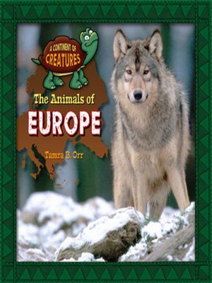 cover image of The Animals of Europe